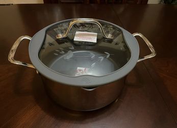 Princess House 5-Qt. Straining Pot w/Silicone Lid