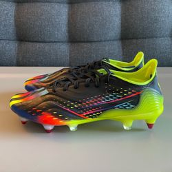Adidas Copa Sense.1 SG Men's Soccer Cleats Black Blue Yellow GY8933