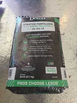 Lesco. Starter fertilizer 18-24-12