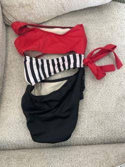 Black And White Striped, Red And Black Dance Wear