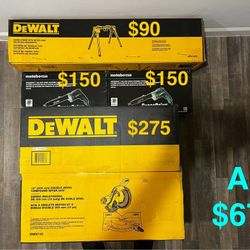 Miter Saw, Miter Saw Table, Screw Guns
