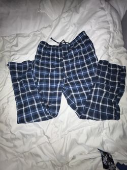 Unisex Plaid Pajama Pants With Drawstring