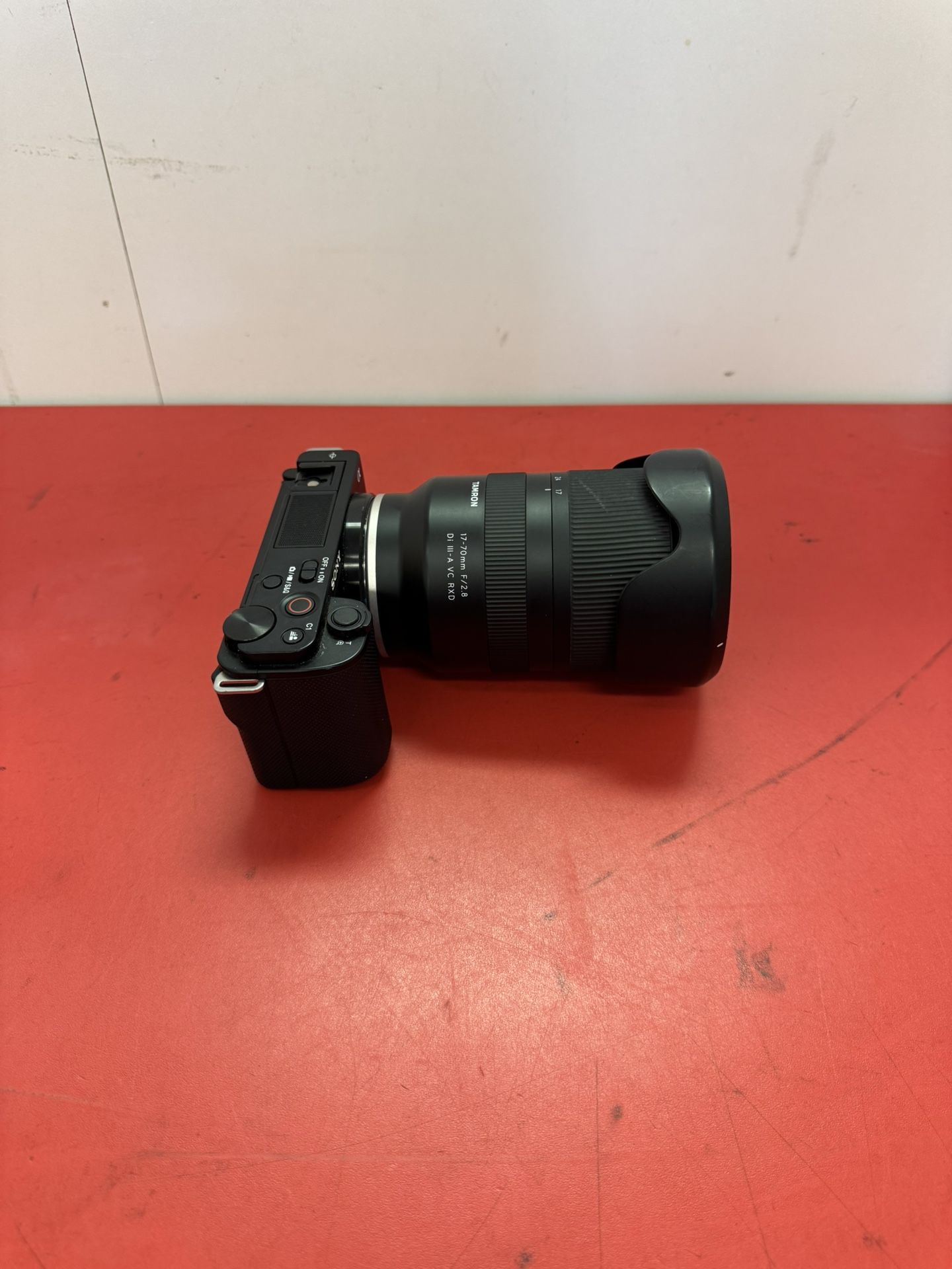 Sony zv e10 mark 1 with tamron 17-70mm ft 2.8 lens