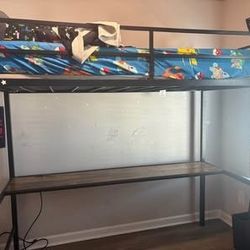 Twin Loft Bed With Desk