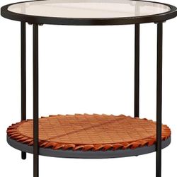 Coffeee table Round Glass Top