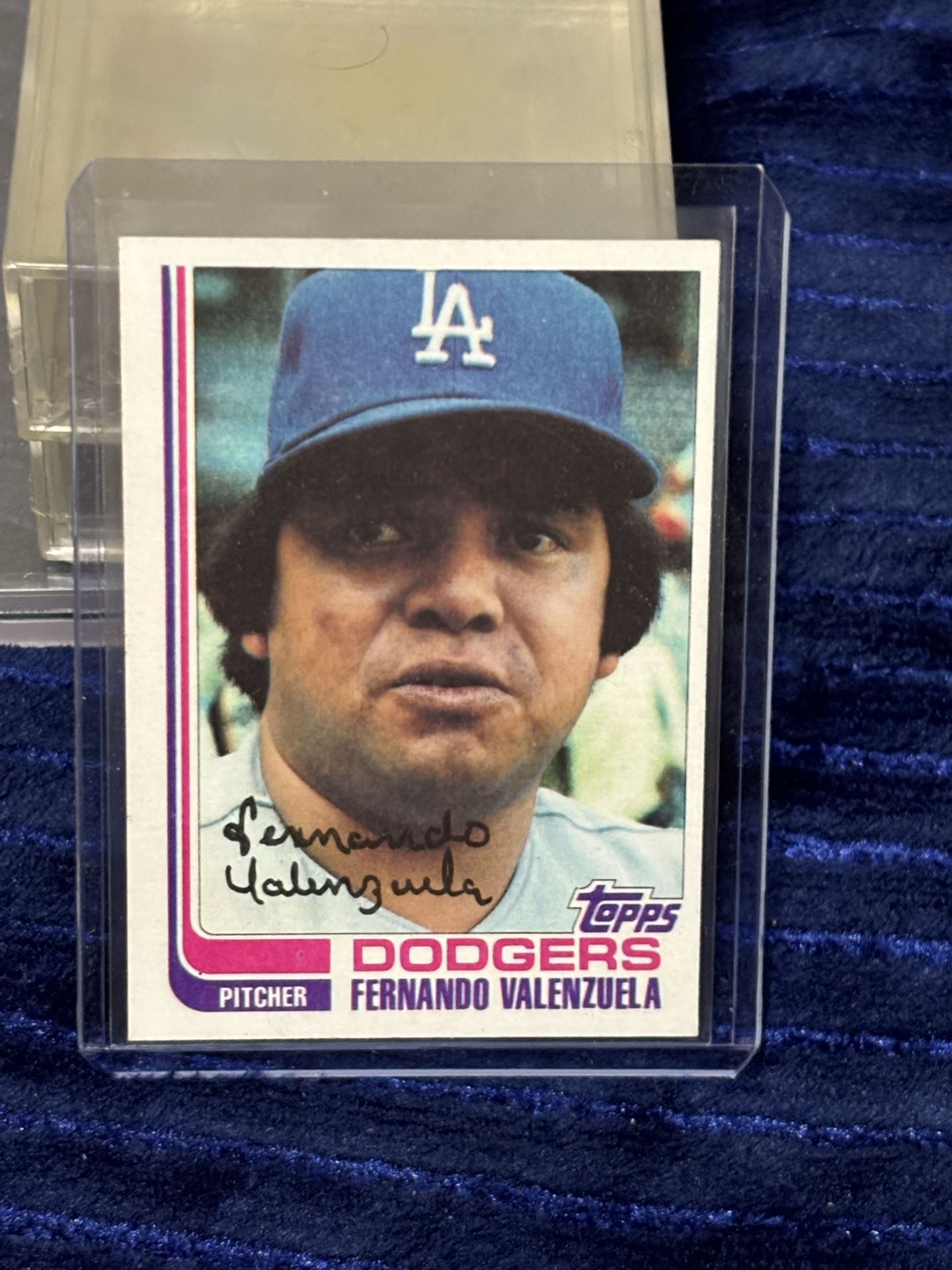 1982 Topps Baseball Card Fernando Valenzuela Dodgers