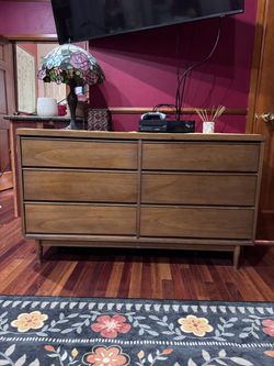 Vintage Mid Century 6 Drawer Dresser
