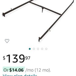 full to queen Bed Frame conversion kit rails