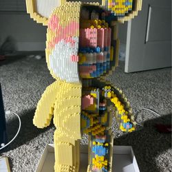 Bearbrick style block figure