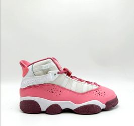 *NEW* Youth Grade-School NIKE AIR Jordan 6 Rings J (GS) CORAL PINK