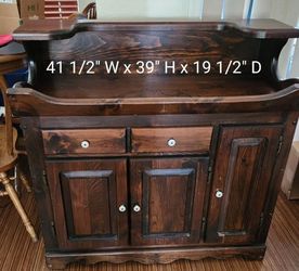 Dresser, Dry Sink Style 