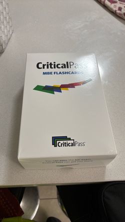 Bar Prep CriticalPass MBE Flash Cards