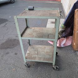 Two Tier Metal AV Audio Visual Tool Cart