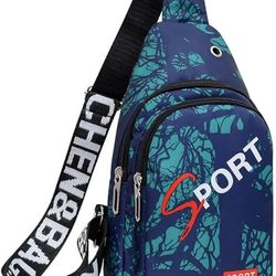 NEW Shoulder Bag Messenger Bag Adjustable Portable Men's Women Outdoor Hiking Sports Chest Bag