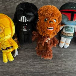 Brand new Star Wars Collectible Funko Plushies