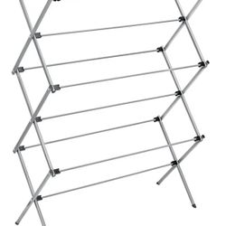 Collapsible Laundry Drying Rack, Sturdy Steel, Foldable & Portable Clothes Drying Rack, Space-Saving Design, Indoor & Outdoor Drying, Ideal for Laundr