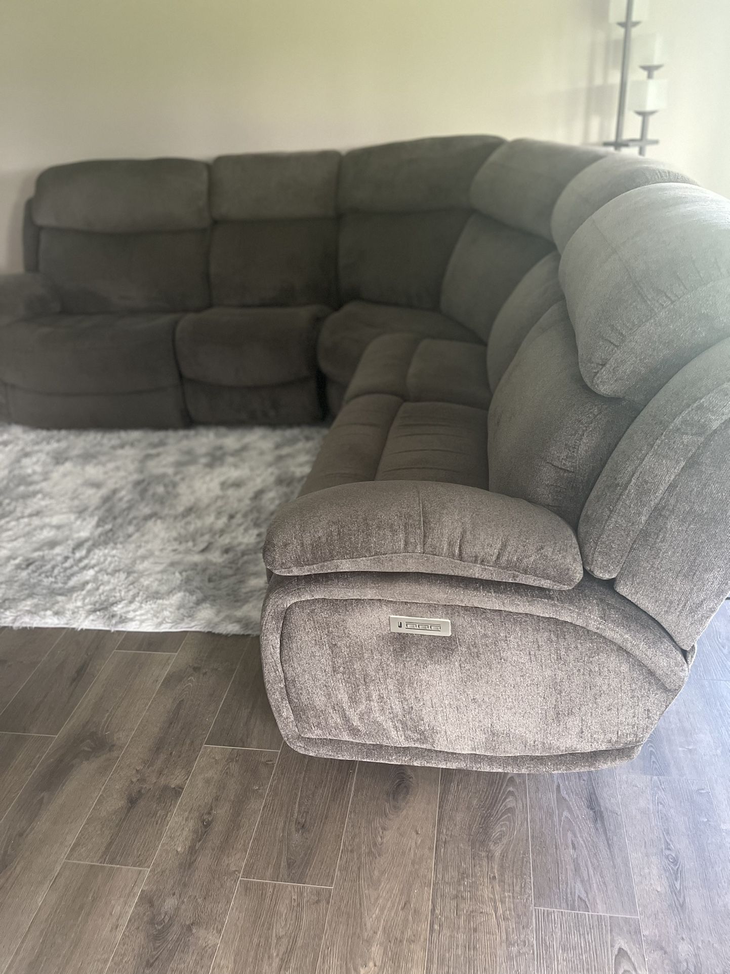 Double Recliner Sectional Couch - 750.00 OBO