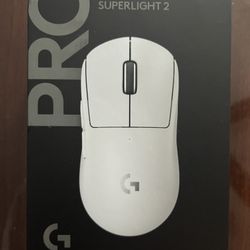New Logitech G PRO X Superlight 2 Lightspeed Wireless Gaming Mouse.