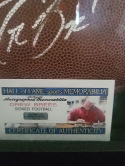 Autograghed Football