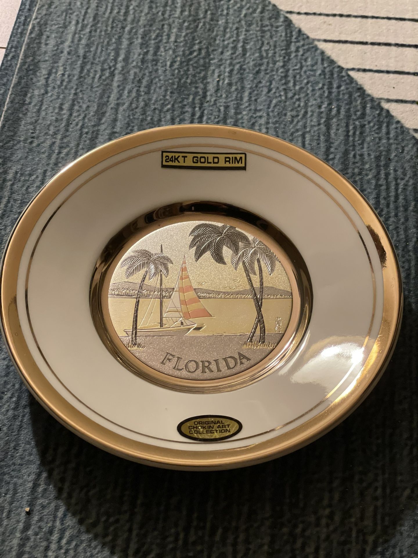 Chokin Art Plate