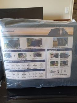 Shade Plus RV Awning Sun Shade w/Zipper