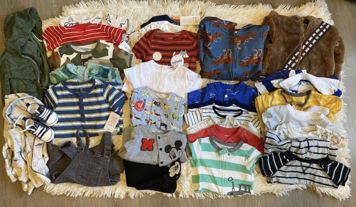 Lot Of Baby Boy Clothes 