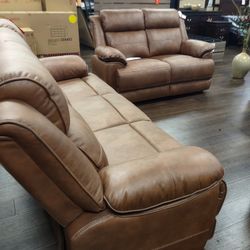 New Recliner Sofa And Loveseat