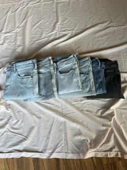 6 PacSun Menās Jeans Bundle Size 30 ā Barely Used ā Skinny, Slim Taper & Stacked Skinny