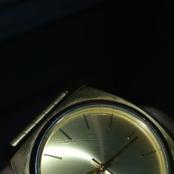 Nixon Gold Plated Stainless Steel