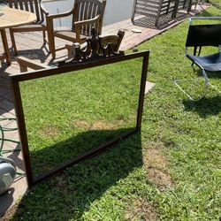 Antique Mirror Hand Is