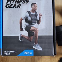 20 Lb Weighted Vest, Weight Adjustable