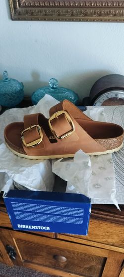 New Birkenstock Arizona Big Buckle Cognac 100