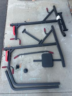 Power Tower Pull-Up Dip Station Disassembled