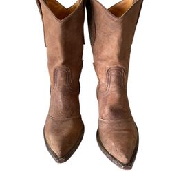 Old Gringo Soft Brown Leather Point Toe Cowboy Western Boots Women’s Size 7