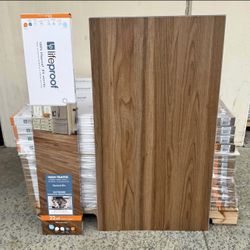 Lifeproof Clermont Elm 22 mil Waterproof Luxury Vinyl Plank Flooring 