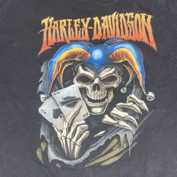 Vintage Harley Davidson Joker T-shirt Xl