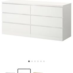 White IKEA Dresser