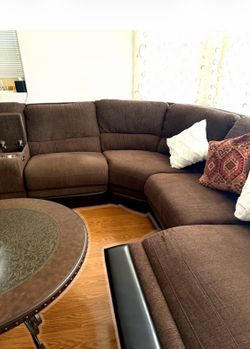 Large Sectional with Three recliners - Works Great ! - Hablo Espanol $350