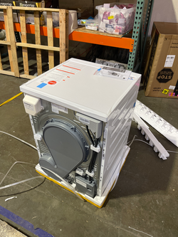 4.4 Cu. Ft. Ventless Front Load Electric Dryer with Sensor Dry in White
