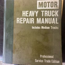 1984 MOTOR Heavy Truck Repair Manual Professional Service Trade Edition