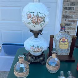 Vintage Hurricane Lamp