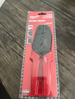 Milwaukee Secure Crimps Ratcheting Crimping Tool