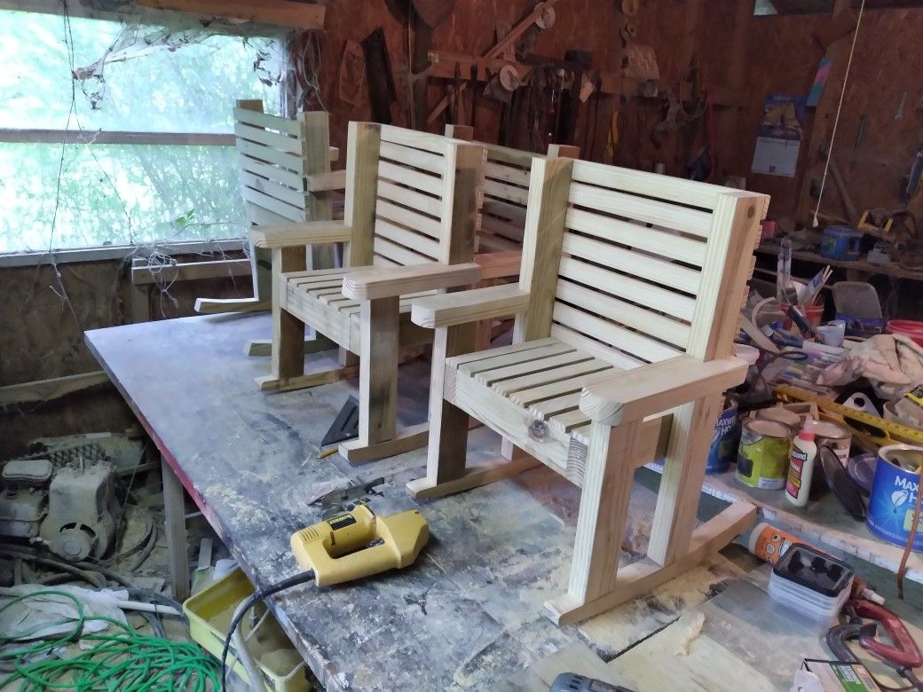 Handcrafted Childs Rocking Chair