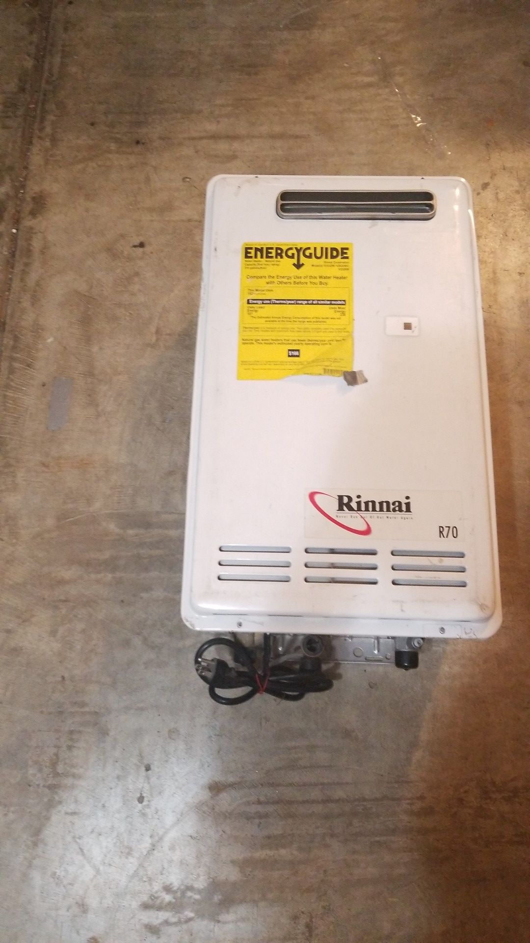 Rinnai water heater