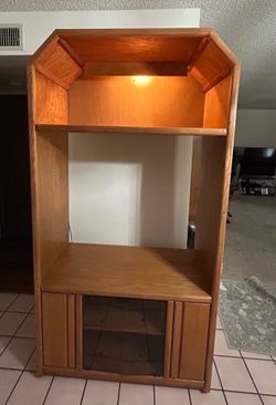 Oak tv stand