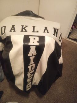 Vintage Oakland Raiders jacket M large