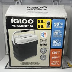 Igloo Versatemp 28qt Portable Thermoelectric Cooler Gray