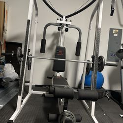 **🏋️ Marcy Home Gym Equipment – Full Body Workout Station With Weights **