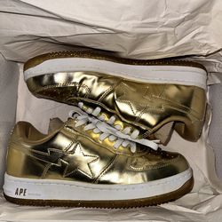 Bape Sta Metallic Gold