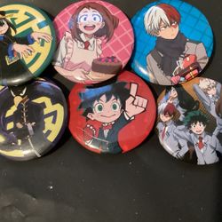 My Hero Acedemia Pins